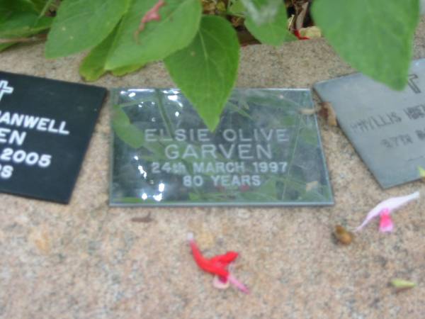 Elsie Olive GARVEN  | 24 Mar 1997, aged 80  | Saint Augustines Anglican Church, Hamilton  |   | 