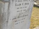 
Ellen HAYES
d 3 Jul 1917, aged 75
Patrick HAYES
d: 2 Jan 1933, aged 95
Ellen C HAYES
d: 18 Dec 1928, aged 49
John Patrick HAYES
d: 29 May 1951, aged 71
(uncle) Henry Joseph HAYES
d: 23 Aug 1942, aged 68
Harrisville Cemetery - Scenic Rim Regional Council

