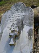 
Mary DEVENEY
d: 7 Jun 1913, aged 93
(erected by son John)
Harrisville Cemetery - Scenic Rim Regional Council

