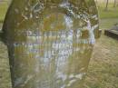 
Elizabeth S.C. (SHELTON)
(wife of Henry SHELTON)
d: 18 Sep 1901, aged 31
Harrisville Cemetery - Scenic Rim Regional Council
