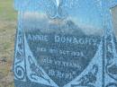 
Annie DONAGHY
d: 18 Oct 1938, aged 57?

Harrisville Cemetery - Scenic Rim Regional Council
