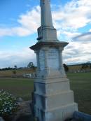 
William WINKS
b: 23 Sep 1827, d: 22 Dec 1899, aged 72

Hannah WINKS
b: 24 Jan 1838, d: 7 Dec 1925, aged 87 years 11 months

Harrisville Cemetery - Scenic Rim Regional Council
