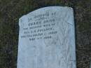 
Sarah Jane (POLLOCK)
wife of rev J S POLLOCK
d: 7 May 1888

Harrisville Cemetery - Scenic Rim Regional Council
