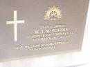 
M.J. MCGOVERN,
died 28 March 2002 aged 85,
husband of Doris,
father of Trevor & Paul;
Helidon Catholic cemetery, Gatton Shire
