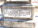 
William OSULLIVAN,
born 9 Nov 1841 Tullamore, Kings County, Ireland,
died 18 May 1913 aged 72 years;
Jane, wife of William OSULLIVAN,
born 21 Jan 1839 Tullamore, Kings County, Ireland,
died 18 Oct 1925;
Kate OSULLIVAN,
born 9 Oct 1868 died 21 July 1946;
Mary OSULLIVAN,
born 25 March 1867 died 15 July 1945;
Elizabeth OSULLIVAN,
born 1 Aug 1878 died 9 July 1935;
Patrick OSULLIVAN,
born 30 June 1872 died 4 Aug 1944;
Daniel Matthew OSULLIVAN,
died 8 March 1954 aged 70 years;
Helidon Catholic cemetery, Gatton Shire
