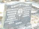 
Francis QUADE, husband father,
1874 - 1945;
John, infant son;
Annie QUADE, wife mother,
1877 - 1961;
Helidon Catholic cemetery, Gatton Shire
