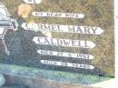 
Carmel Mary CALDWELL, wife,
died 27-6-1967 aged 28 years;
Helidon Catholic cemetery, Gatton Shire
