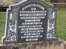 Rose Hannah TYSON,
wife mother,
born Bury St Edmunds 18 Feb 1872,
died 3 July 1944;
Tom B.J.B. TYSON,
father,
born Beighton Eng. 13 May 1872,
died 30 Oct 1951;
Helidon General cemetery, Gatton Shire