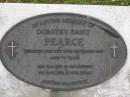 Dorothy Daisy PEARCE,
died 20 Sept 1980 aged 79 years;
Helidon General cemetery, Gatton Shire
