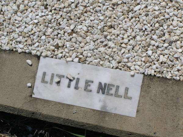 Janelle (Nell) R. HEDGES,  | daughter sister,  | died 4 May 1957 aged 3 years;  | Helidon General cemetery, Gatton Shire  | 