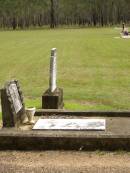 Jessie BLACKLEY,
died 28 May 1935 aged 80 years;
Matt,
baby;
Howard cemetery, City of Hervey Bay