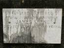 James KEENE,
husband father,
died 18 Ser? 1961 aged 69 years;
Howard cemetery, City of Hervey Bay