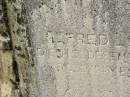 Alfred LOWE,
died 15 Dec 1951 aged 64 years;
Howard cemetery, City of Hervey Bay