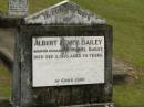Albert Henry BAILEY,
husband of Muriel BAILEY,
died 5 Sept 1955 aged 76 years;
Eva Muriel BAILEY,
died 30 Sept 1968;
Howard cemetery, City of Hervey Bay