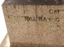William RANKIN,
father,
managing director Queensland Collieries Howard,
born Tollcross Scotland 23 April 1836,
died Corina Queensland 15 Oct 1917 aged 81 years;
Isabel H. ROSS,
youngest daughter,
died Brisbane 5 Aug 1938 aged 60 years;
William C.F. RANKIN,
youngest son of William & Jane RANKIN,
general manager Queensland Collieres Howard,
born Calston Ayrshire Scotland 22 Aug 1880,
died Howard Queensland 11 May 1919;
John A. RANKIN,
eldest son,
died Hpward 6 April 1930 aged 71 years;
Marion Anderson,
daughter,
died 6 July 1907 aged 45 years;
Mary E.A. ALLEN,
daughter,
died 22 March 1947 aged 73 years;
Robert Stuart RANKIN,
AIF 1914 - 1919,
general manager Queensland Collieries 1941 - 1946.
born Calson Scotland,
died Toolburra 9 Nov 1950 aged 75 years;
Jane Anderson,
wife of William RANKIN,
died 24 Jan 1912 aged 73 years;
Col. C.D.W. RANKIN V.D.,
20 years managing director Q.C.C. Howard,
died 2 No 1940 aged 71 years 10 months;
Howard cemetery, City of Hervey Bay