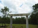 W.J. (Bill) KING memorial gate;
Howard cemetery, City of Hervey Bay