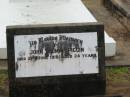 John Thomas PIGGIN,
died 21 June 1918 aged 24 years;
Howard cemetery, City of Hervey Bay