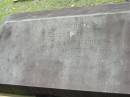 Elizabeth,
wife of Daniel RODERICK,
died 14 Oct 1896 aged 46 years;
Howard cemetery, City of Hervey Bay
