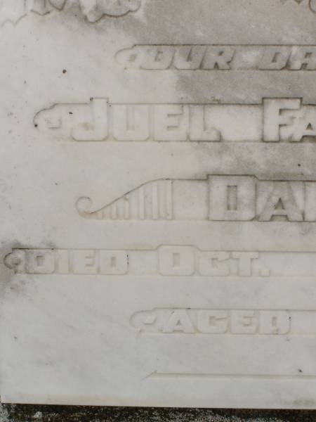 Juel Faylene DART,  | died 11 Oct 1968 aged 28 years;  | Howard cemetery, City of Hervey Bay  | 