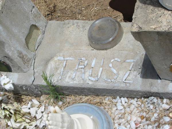 Gordon TRUSZ,  | brother,  | died 1991;  | Jandowae Cemetery, Wambo Shire  | 