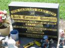 Jack Connor MORGAN?, baby,
died 6-1-2000,
with grandparents John & Iris SMITH;
Kalbar General Cemetery, Boonah Shire