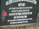 Ivan Allan RIECK,
husband father,
19-11-1915 - 17-5-1983;
Kalbar General Cemetery, Boonah Shire