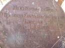 
Hermiene Frederiecke Natalie LENZKE,
aged 44 years;
Kalbar St Markss Lutheran cemetery, Boonah Shire
