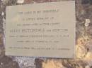 Mary HUTCHINGS nee NEWTON,
mother nanny,
born Deepcar, Yorkshire, England 19-2-1902,
died Gympie 14-10-1985;
Kandanga Cemetery, Cooloola Shire