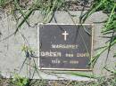 
Margaret GREEN nee DUFF,
1938 - 1999;
St Johns Catholic Church, Kerry, Beaudesert Shire
