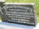Herbert Horace MCKELL,
husband,
died 5 June 1964 aged 63 years;
Belle MCKELL,
wife,
died 5 July 1981;
Kilkivan cemetery, Kilkivan Shire