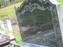 Elizabeth SEMPF,
wife mother,
1872 - 1937;
August Friedrich SEMPF,
father,
1873? - 1953;
Kilkivan cemetery, Kilkivan Shire