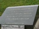 
Octavius SPREADBOROUGH,
died 15 Feb 1945;
Eliza SPREADBOROUGH,
died 10 Sept 1953;
Irwin W. SPREADBOROUGH,
father,
died 6 Dec 1961 aged 77 years;
Killarney cemetery, Warwick Shire
