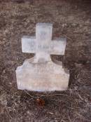 infant son of Lovel and Rebecca BYASS
who died 1838
Kingscote historic cemetery - Reeves Point, Kangaroo Island, South Australia