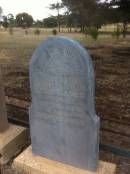 Harriet GRANGER
d: 27 Oct 1862 aged 40
(wife of George GRANGER)
Kingscote historic cemetery - Reeves Point, Kangaroo Island, South Australia