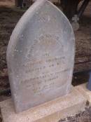 George GRANGER
arrived on Kangaroo Island 1856
accidently drowned at Bay of Shoals
9 May 1881, aged 54
Kingscote historic cemetery - Reeves Point, Kangaroo Island, South Australia