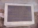Lucy Ann BEARE
b 1803 in England
wife of Thomas Hudson BEARE
who brought the first family of settlers to South Austyralia in the first ship
the barque Duke of York
which arrives at this island 27 Jul 1886
Lucy died in childbirth 3 Sep 1837 leaving 5 children uner the age of 11.
She was the first woman settler buried on Kangaroo Island
this memorial, donated by Beare descendants was unveiled by Robert Hudson BEARE 27 Jul 1991
Kingscote historic cemetery - Reeves Point, Kangaroo Island, South Australia