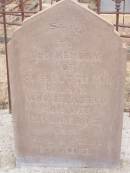 Charlotte Ann CALNAN
d: 1 Dec 1850 aged 5 y, 1 mo
Kingscote historic cemetery - Reeves Point, Kangaroo Island, South Australia
