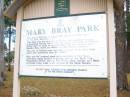 Mary Isabel BRAY,
born 29 Nov 1911,
daughter of Charles & Josephine KRONING,
husband John Sanders BRAY;
Lawnton cemetery, Pine Rivers Shire
