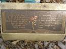 Hugh Vincent MCALLAN,
husband dad grandad,
laid to rest 11 Aug 2001,
wife Gwen;
Lawnton cemetery, Pine Rivers Shire