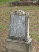 David HART,
died 3 Sept 1932 aged 76 years;
born Ballyguargan Ireland;
Martha HART,
wife of Robert HART,
died 19 Jan 1931 aged 29 years;
Hugh HART,
died 23 July 1915 aged 23 years;
Samuel James HART,
died 13 Aug 1936 aged 75 years;
Lawnton cemetery, Pine Rivers Shire