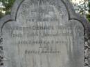 Albert George WHITE,
son,
died 24 Jan 1930 aged 2 years 8 months;
Lawnton cemetery, Pine Rivers Shire