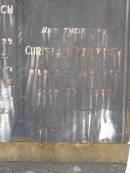 Christian Friedrich KRIESCH,
father,
died 15 Jan 1899 aged 59 years;
Christine Justine,
wife,
died 20 Aug 1925 aged 83 years;
Christain Friedrich,
son,
died 31 Jan 1903 aged 35 years;
Lawnton cemetery, Pine Rivers Shire
