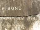 Annie,
wife of W,H. BOND,
mother,
died 14 Feb 1903 aged 39 years;
Lawnton cemetery, Pine Rivers Shire