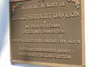 Leslie Herbert DAVISON,
husband father grandfather,
died 29 Jan 2001 aged 91 years;
Lawnton cemetery, Pine Rivers Shire