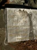 Edward Parry ROBERTS,
died 21 Dec 1960 aged 76 years;
Lawnton cemetery, Pine Rivers Shire