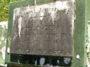 Stella COPP,
wife,
died 17 April 1964 aged 40 years;
Lawnton cemetery, Pine Rivers Shire