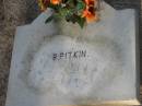 B. PITKIN;
Lawnton cemetery, Pine Rivers Shire