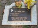 Raymond Richard CROOKALL,
died 27 Oct 2004 aged 70 years,
husband father papa;
Lawnton cemetery, Pine Rivers Shire