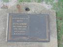 Betty DUNCOMBE,
died 25 July 2000 aged 73 years;
Lawnton cemetery, Pine Rivers Shire
