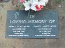Mark Lucas WEBB,
died 29 June 1990;
Daniel James WEBB,
died 29 June 1990;
Lawnton cemetery, Pine Rivers Shire